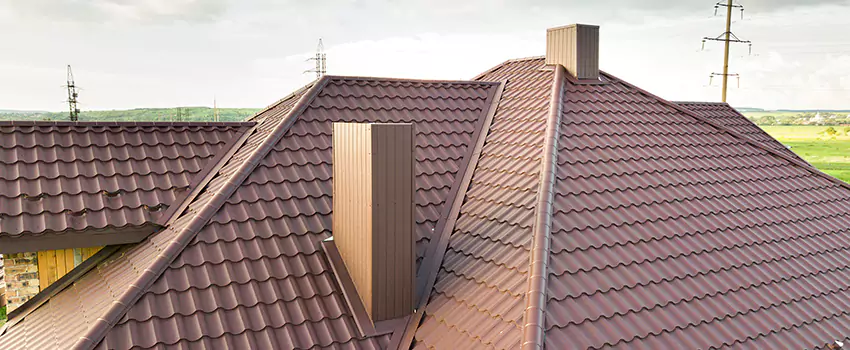 Residential Chimney Flashing Restoration in Medford, NY