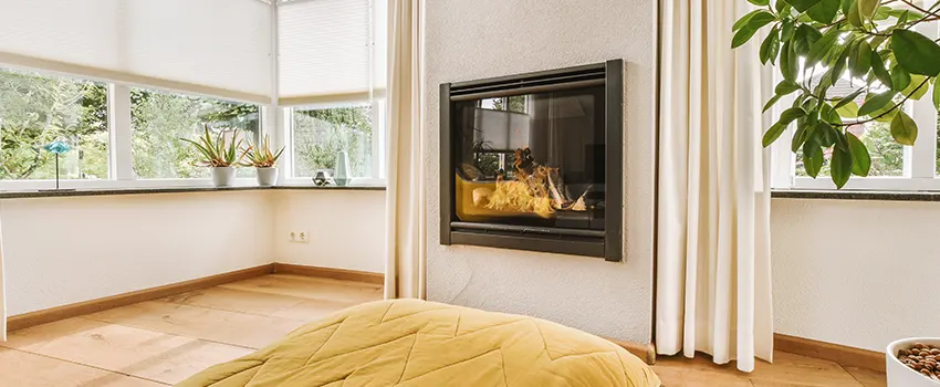 Residential Fireplace Ceramic Glass Installation in Medford, NY