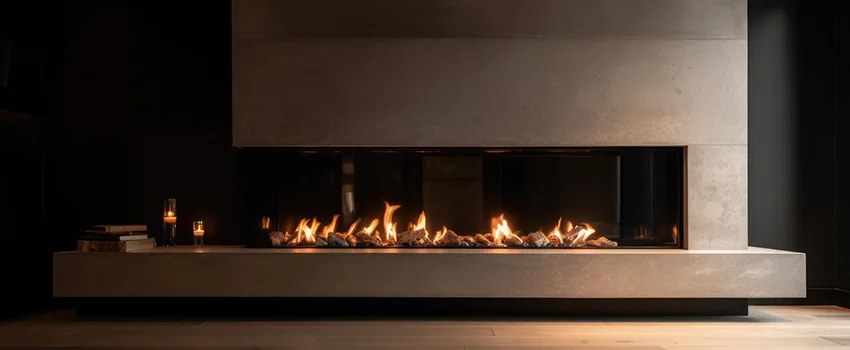 Gas Fireplace Ember Bed Design Services in Medford, New York