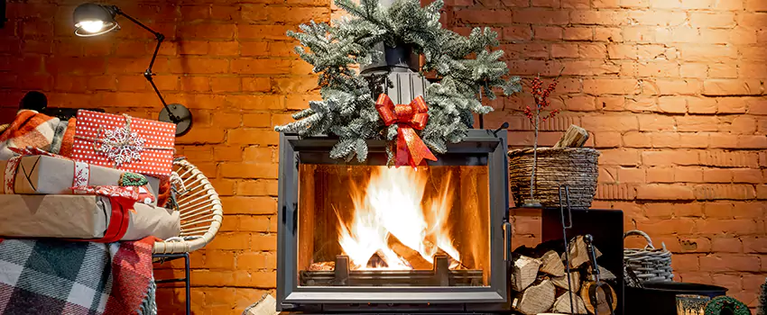 Travis Industries Linear Gas Fireplace Installation in Medford, New York