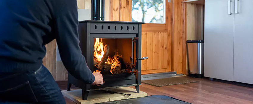 Open Hearth Wood Fireplace Installation in Medford, NY