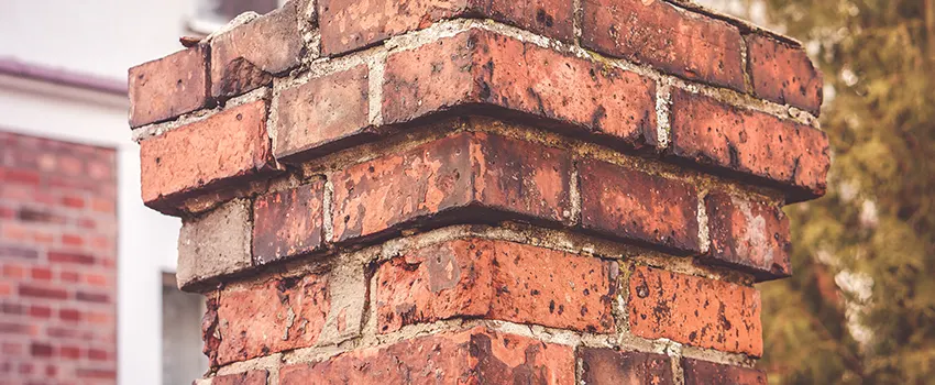 Cracked Chimney Bricks Repair Cost in Medford, New York
